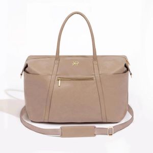 Freshly Picked Vegan Leather Fig Weekender Bag